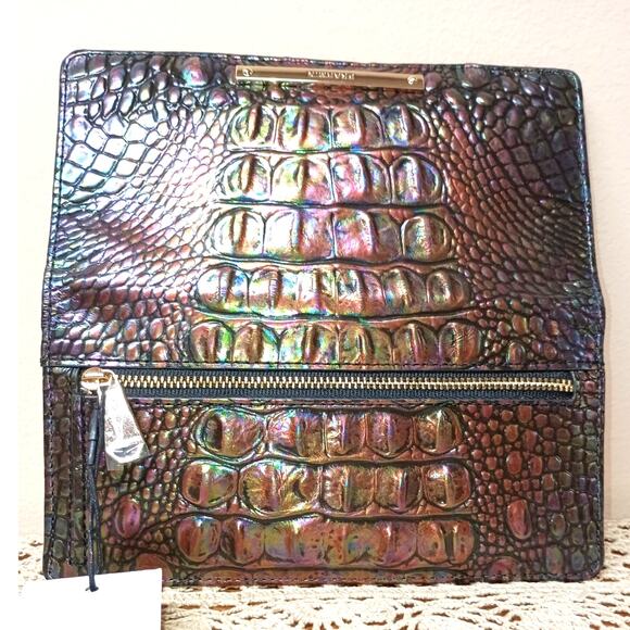 Gorgeous Brahmin ADY Wallet BLACK PEARL OMBRE NWT - Picture 7 of 7